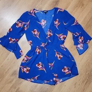 Express Floral Lightweight Romper